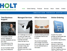 Tablet Screenshot of holtbs.com
